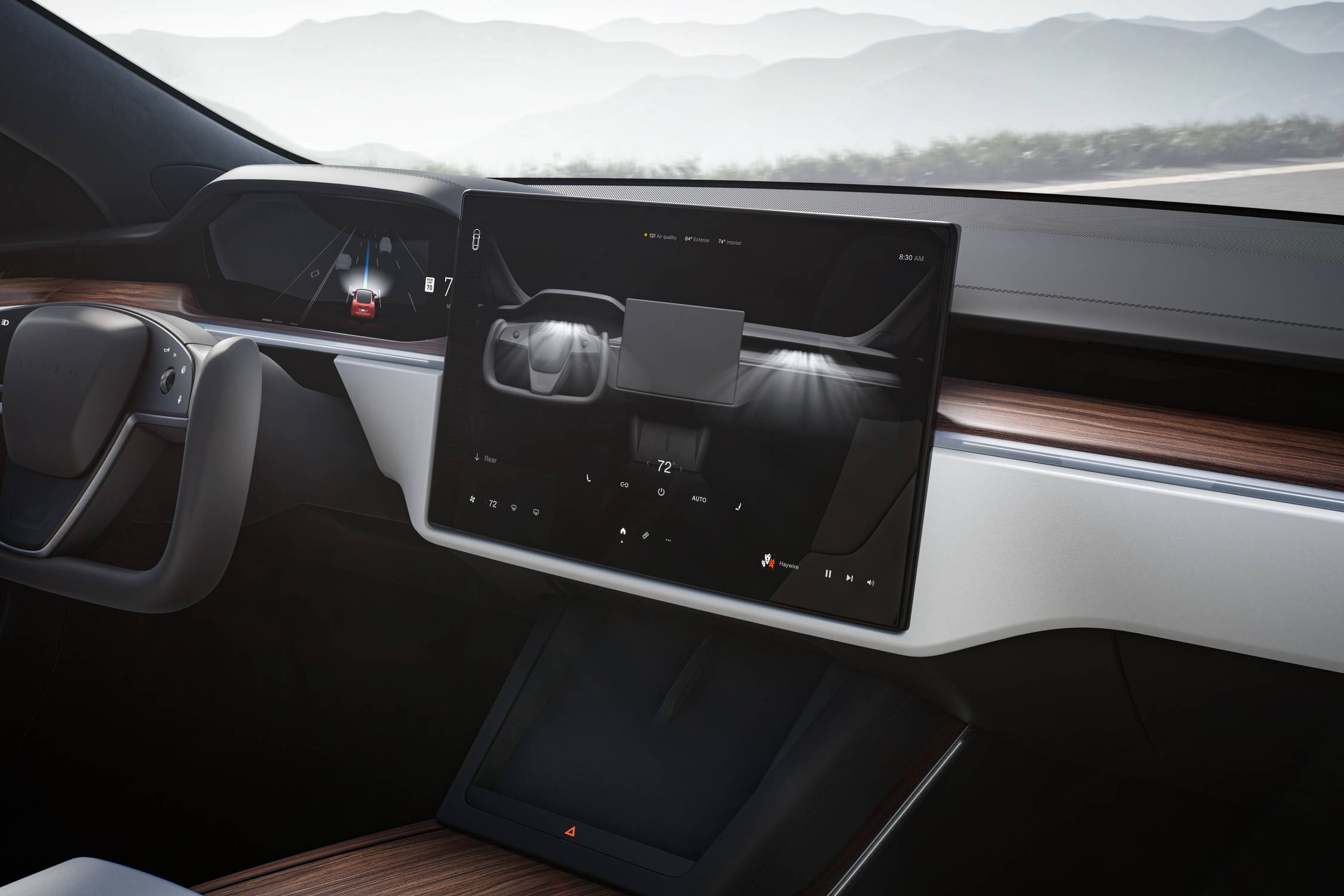 Tesla Model S Plaid - Хүссэн тоглоомоо машинаасаа тоглох боломжтой.